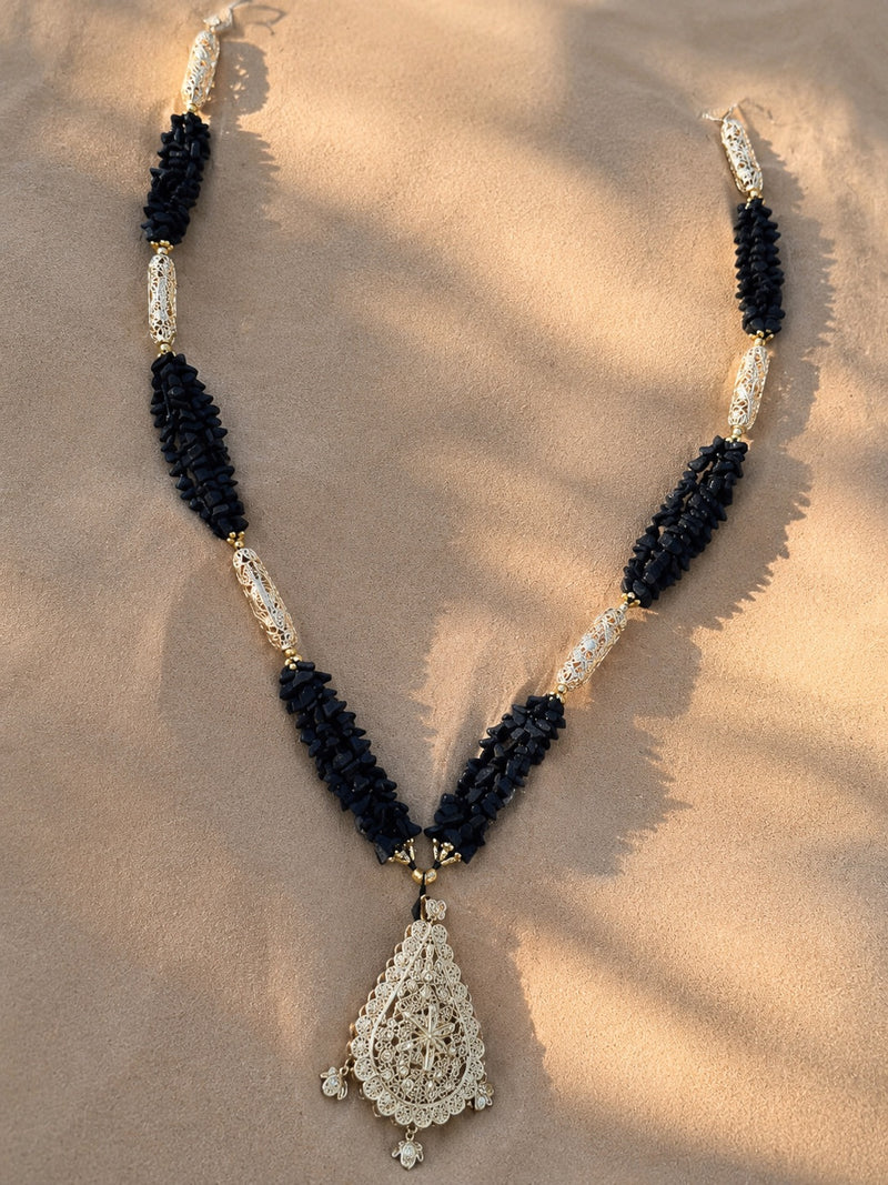 Collier Skhab noir