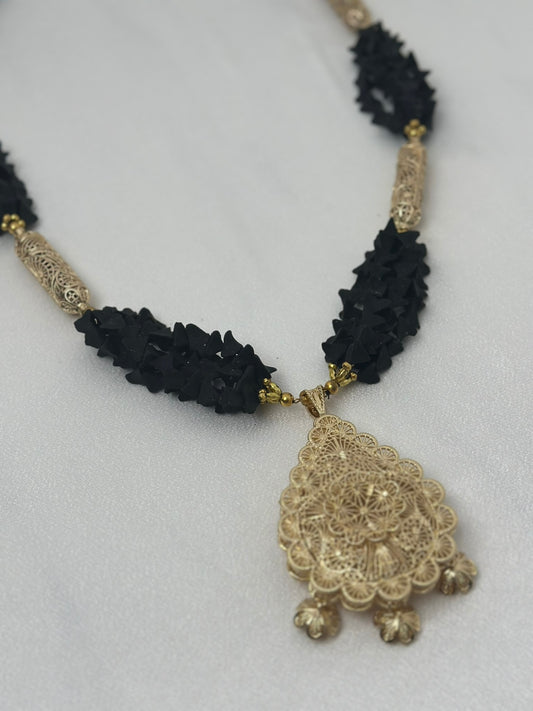 Collier Skhab noir